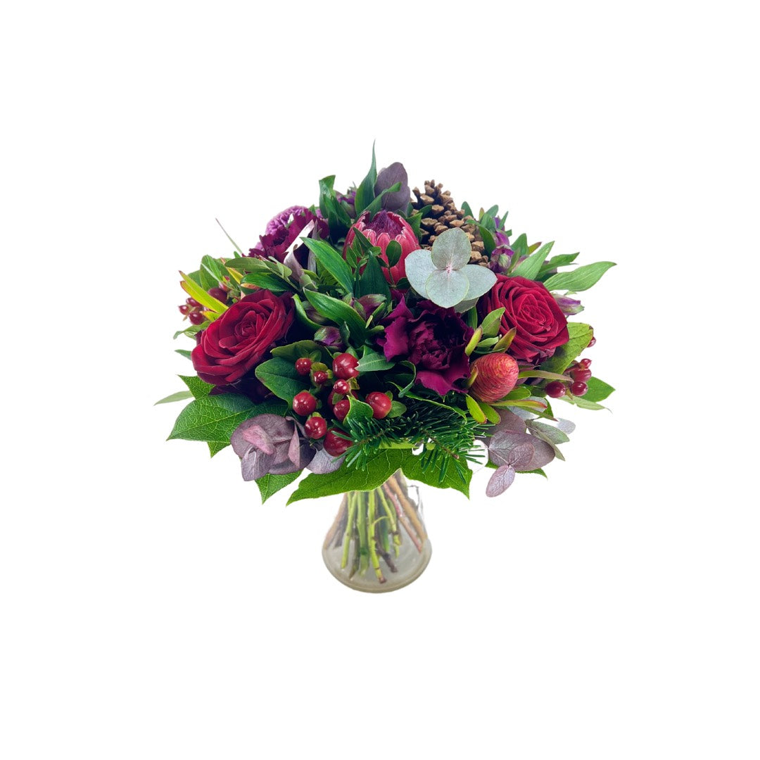 Klassisk rød Julebuket