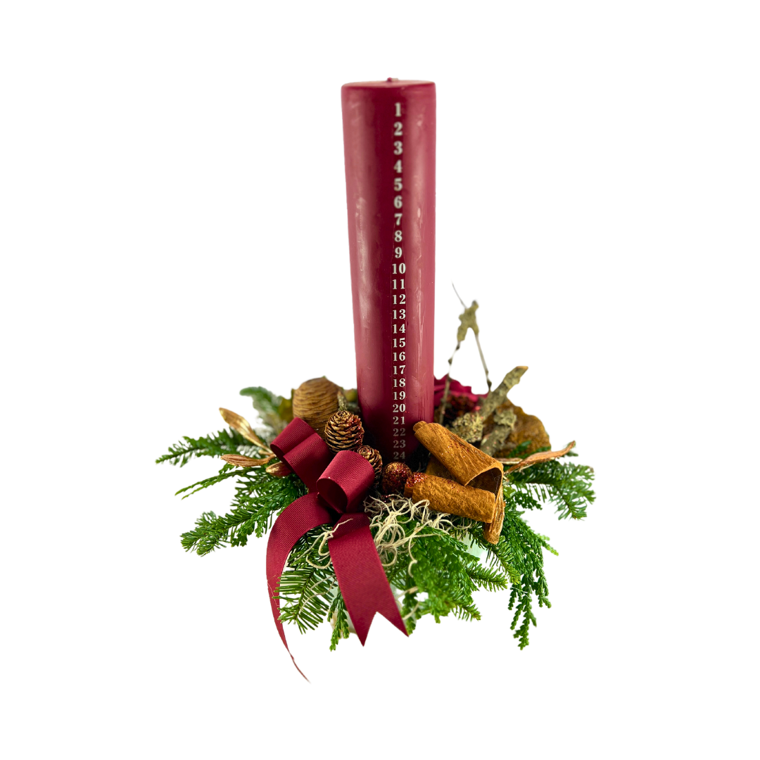 Rød Julekalender Glæde