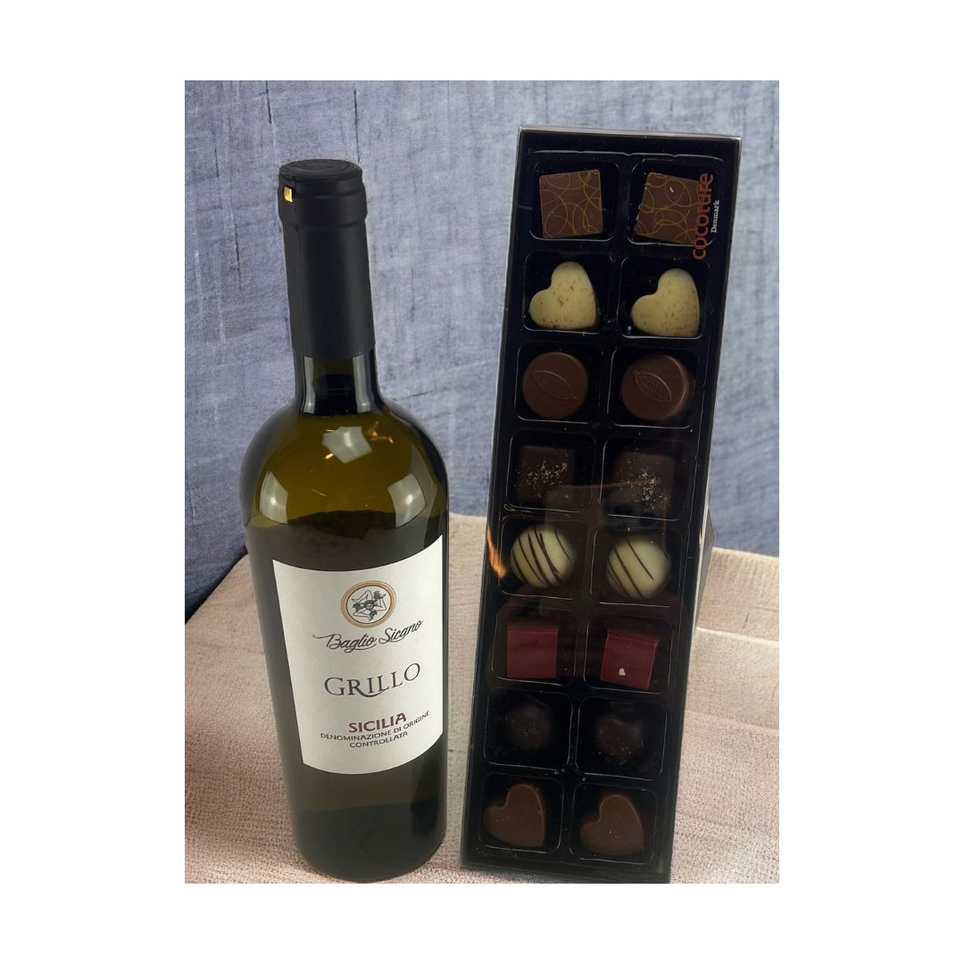 Vin og chokolade