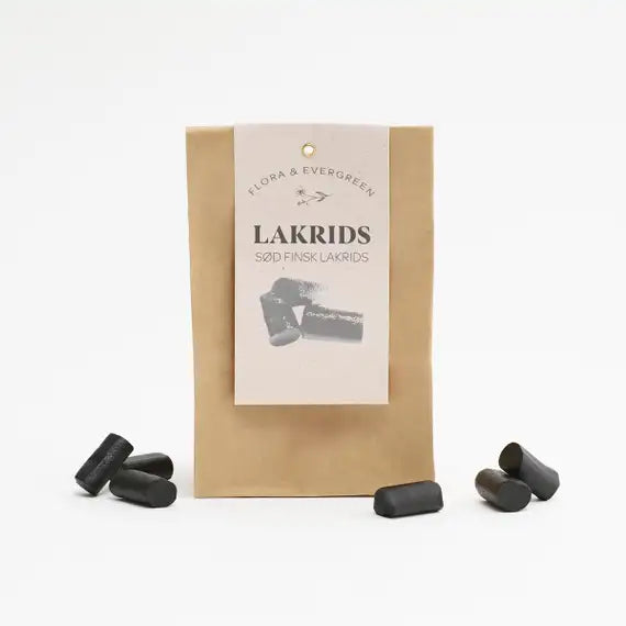 Flora & Evergreen Sød Finsk Lakrids
