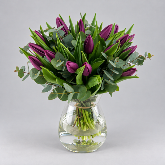 Lilla tulipan buket